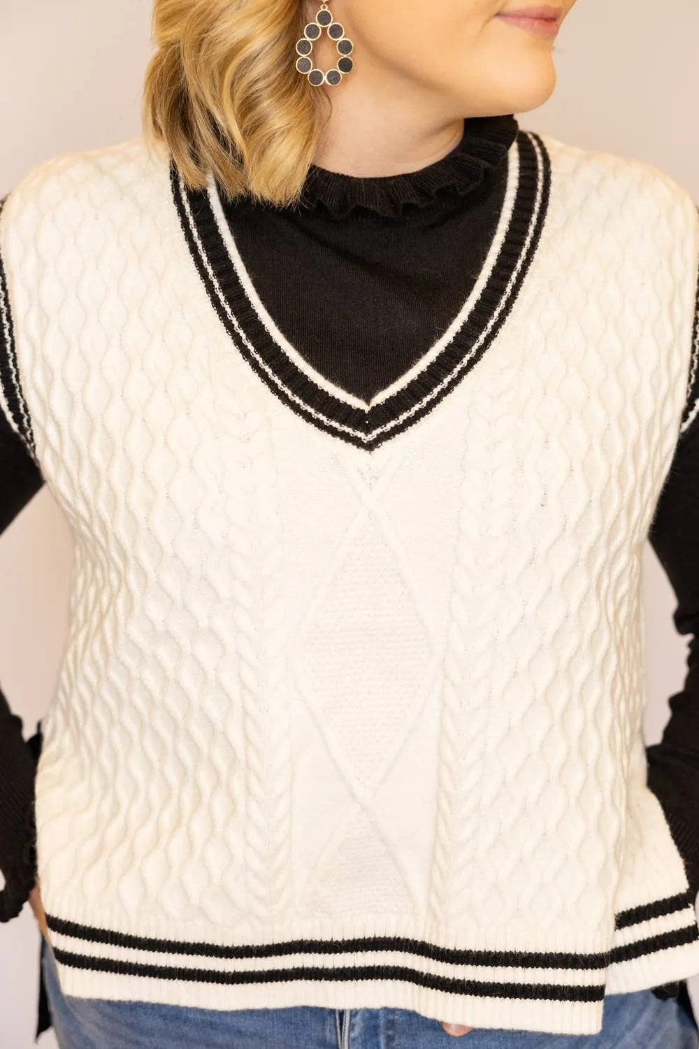Academic Angel Vest In Ivory