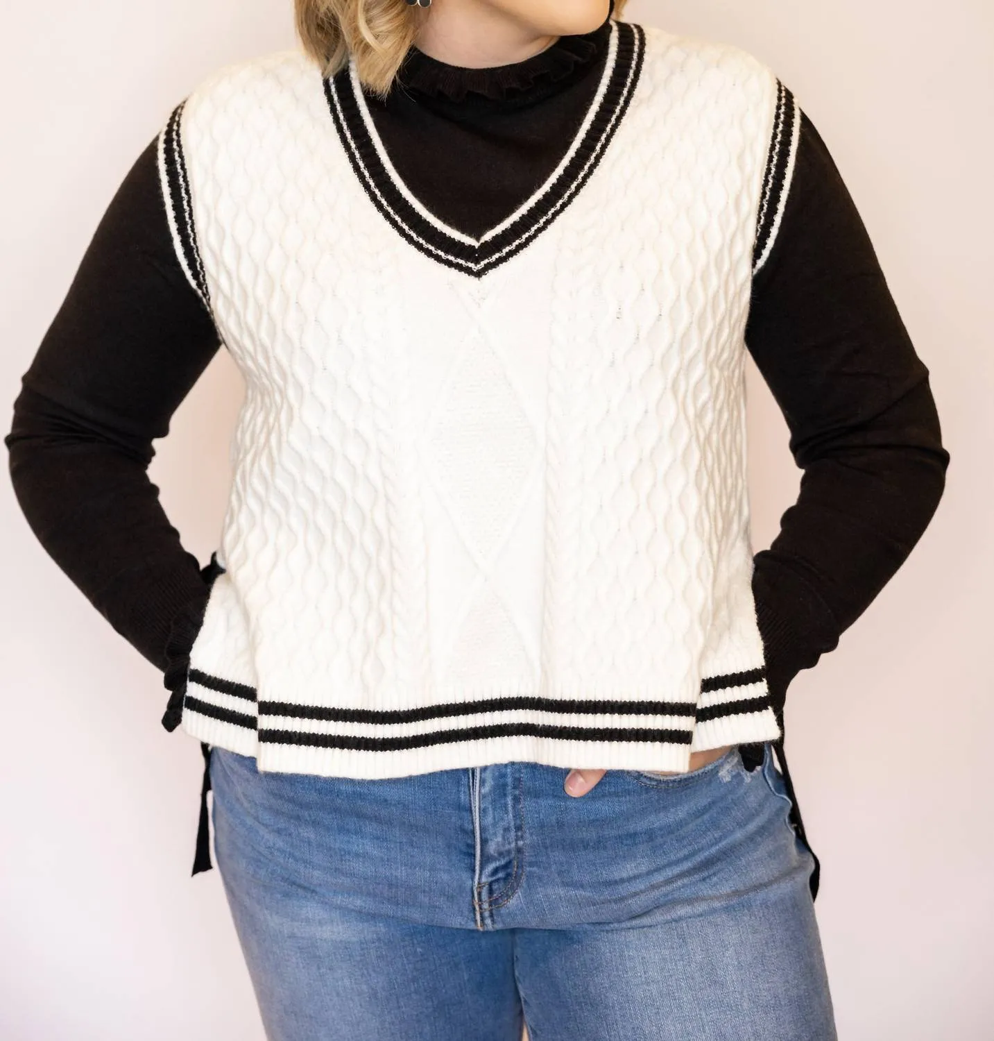Academic Angel Vest In Ivory
