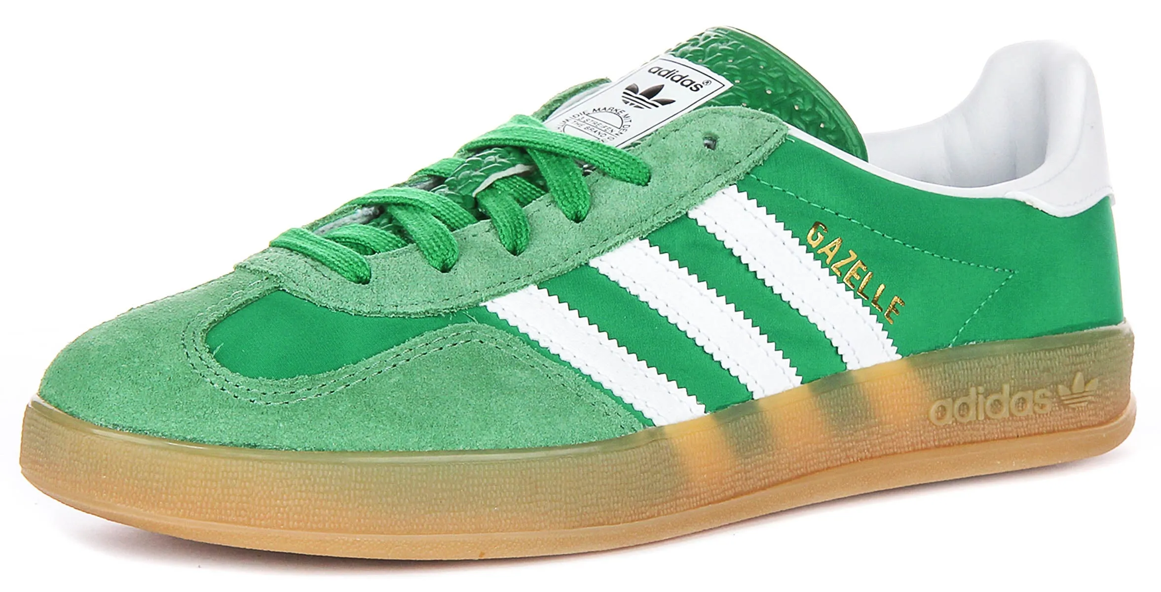 Adidas Gazelle Indoor In Green Shoes Adidas