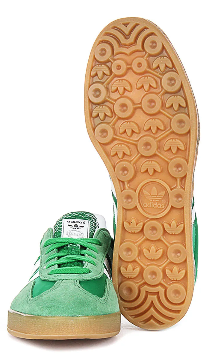 Adidas Gazelle Indoor In Green Shoes Adidas