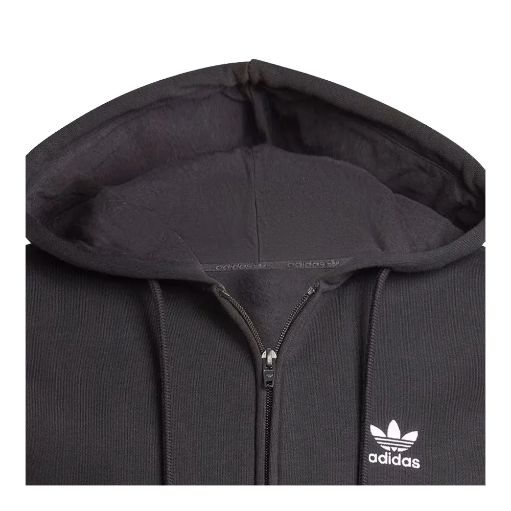 adidas Men Trefoil Essentials Full-Zip Hoodie Adidas