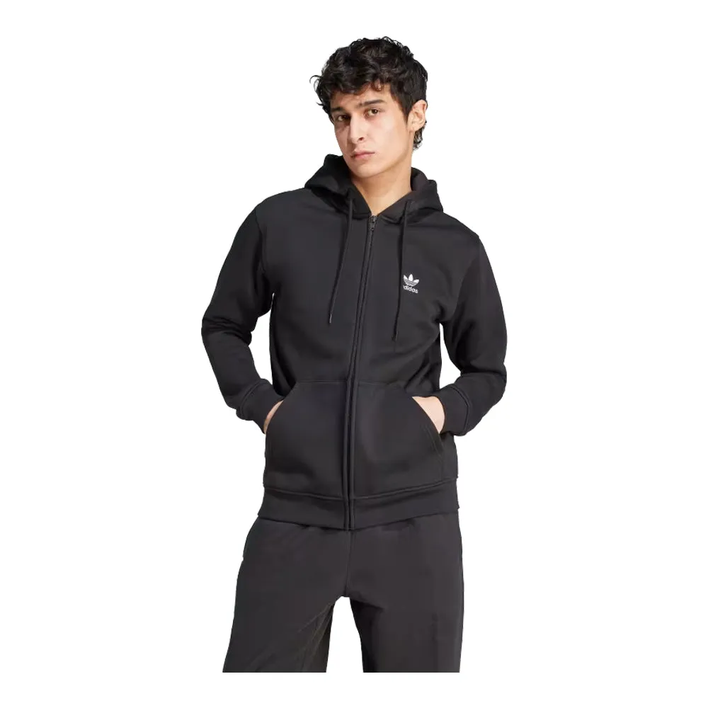 adidas Men Trefoil Essentials Full-Zip Hoodie Adidas