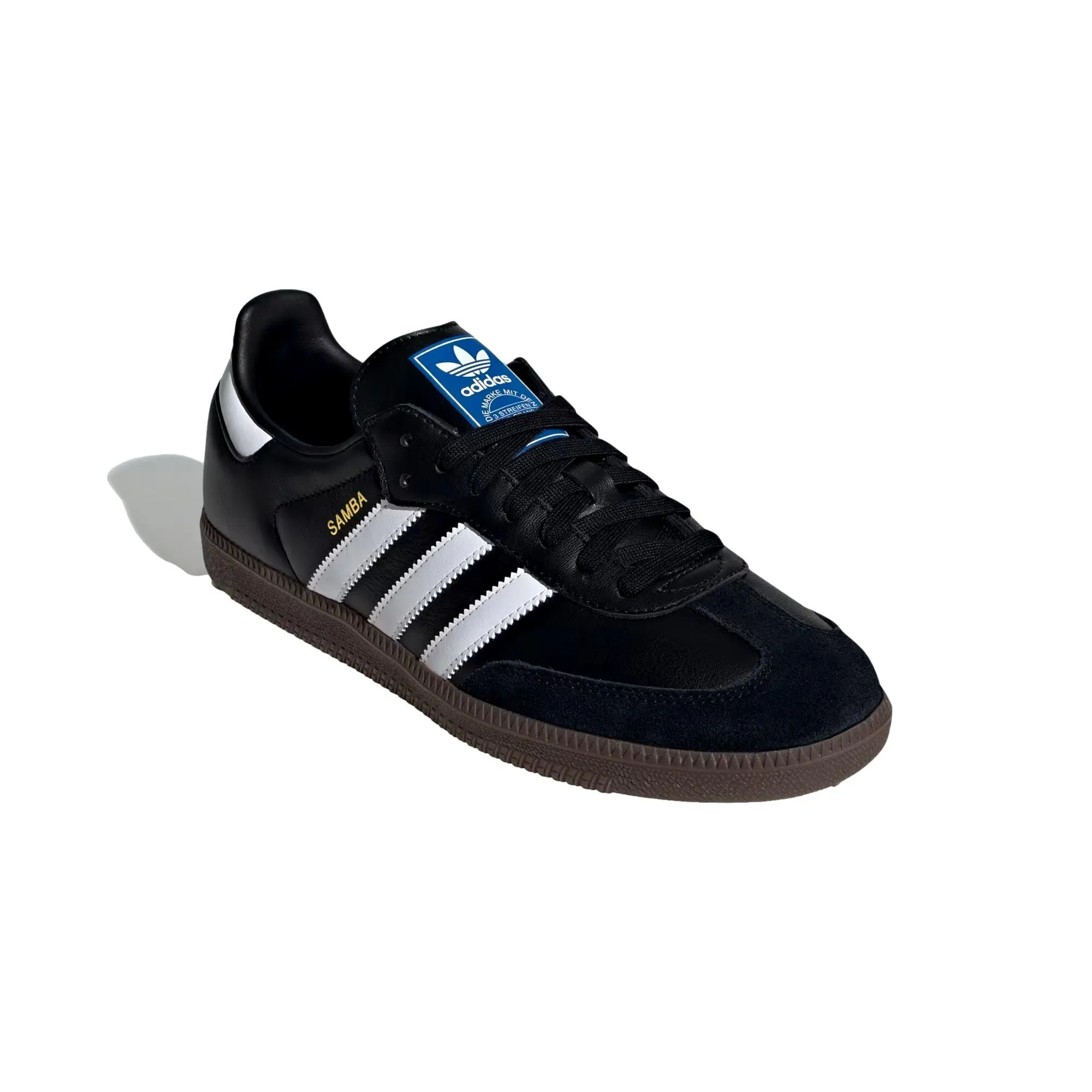 Adidas Samba OG Core Black / Cloud White / Gum  B75807 Men's