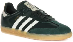 Adidas Samba OG J In Dark Green For Youth Shoes Adidas