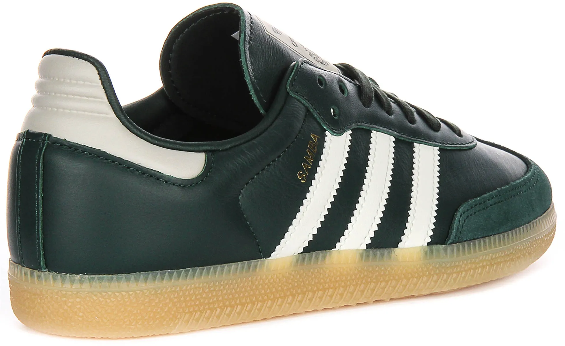 Adidas Samba OG J In Dark Green For Youth Shoes Adidas