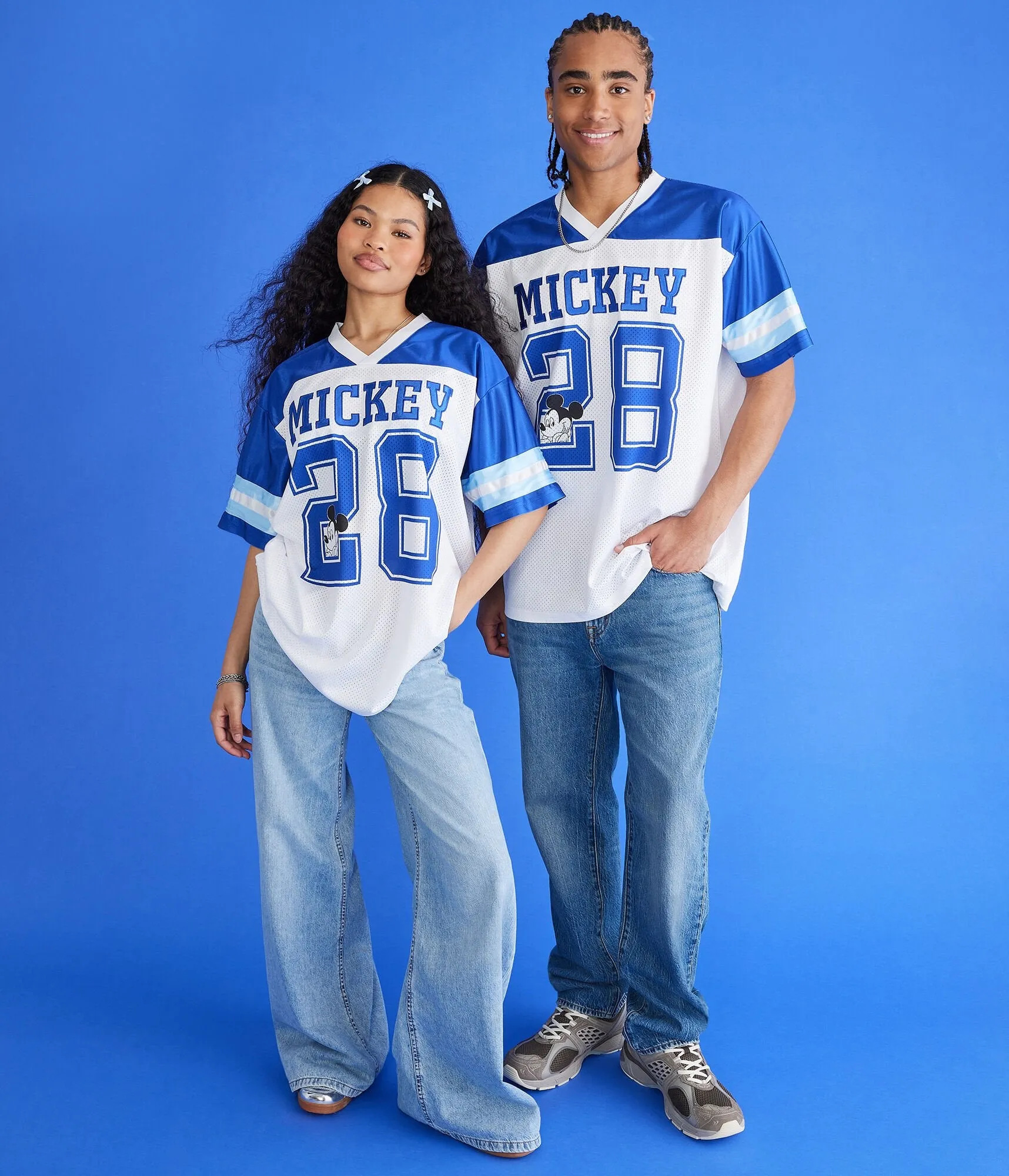Aeropostale Mickey & Friends | Mickey Mouse 28 V-Neck Mesh Top