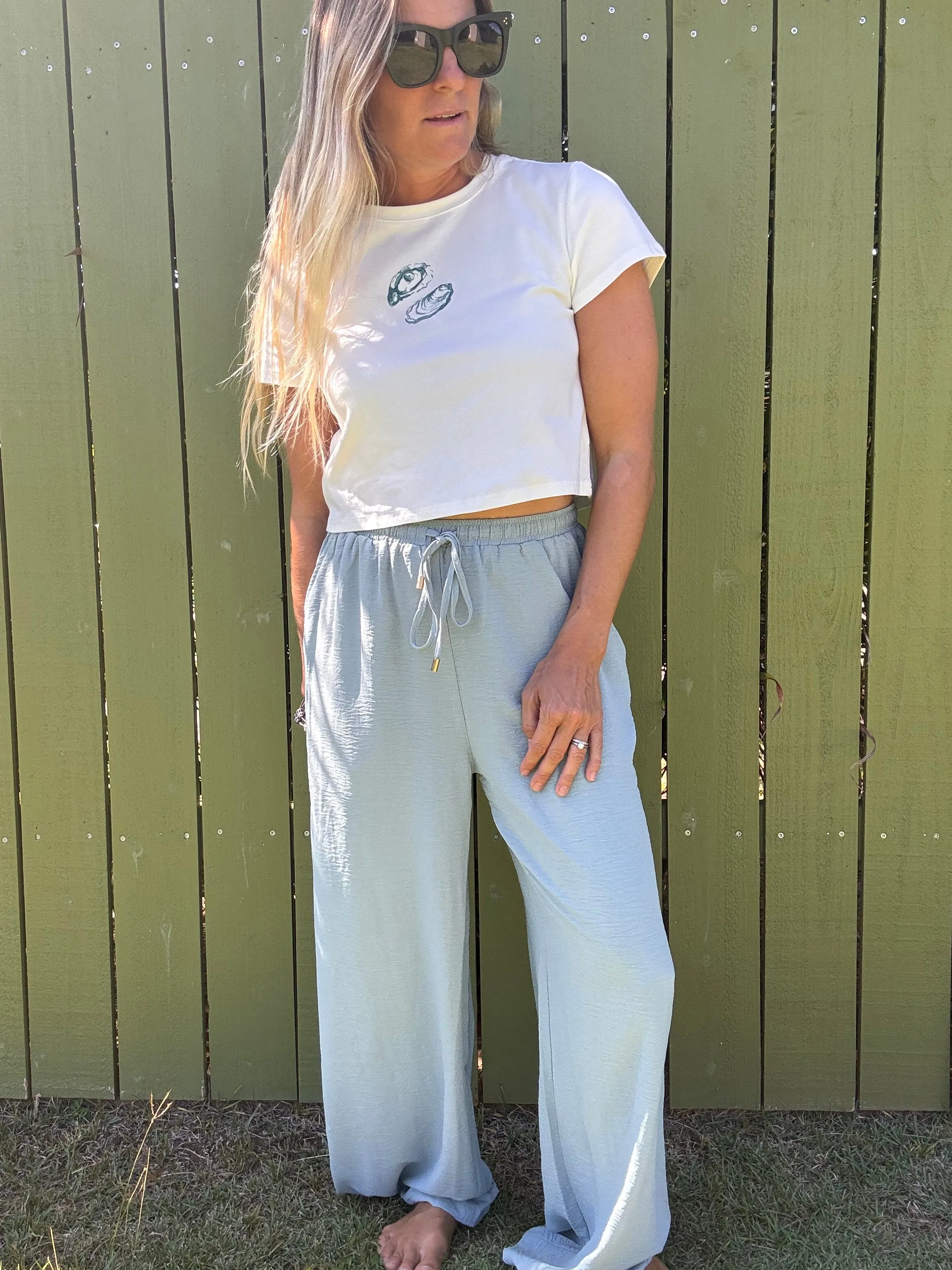 Airy Drawstring Pants
