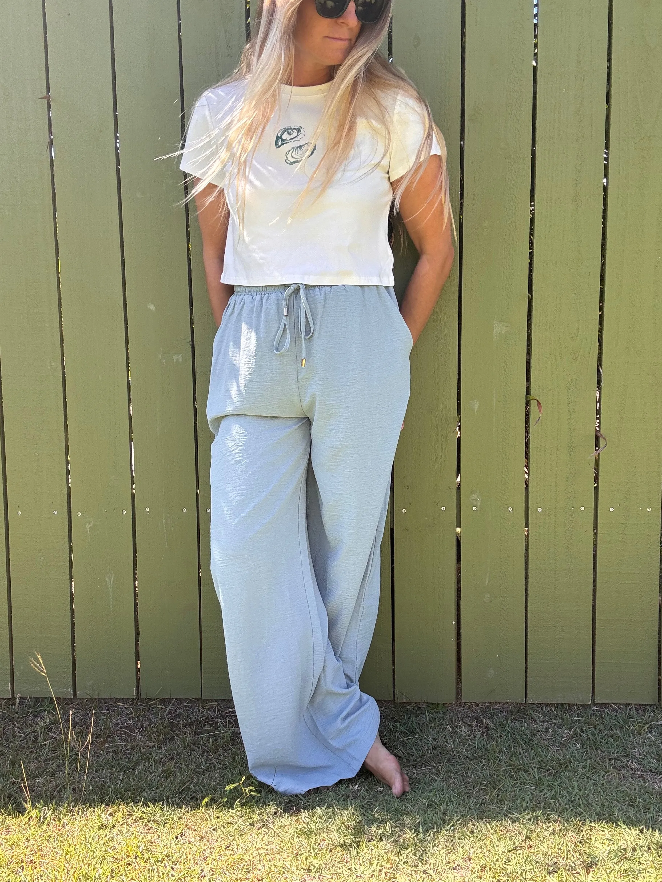 Airy Drawstring Pants