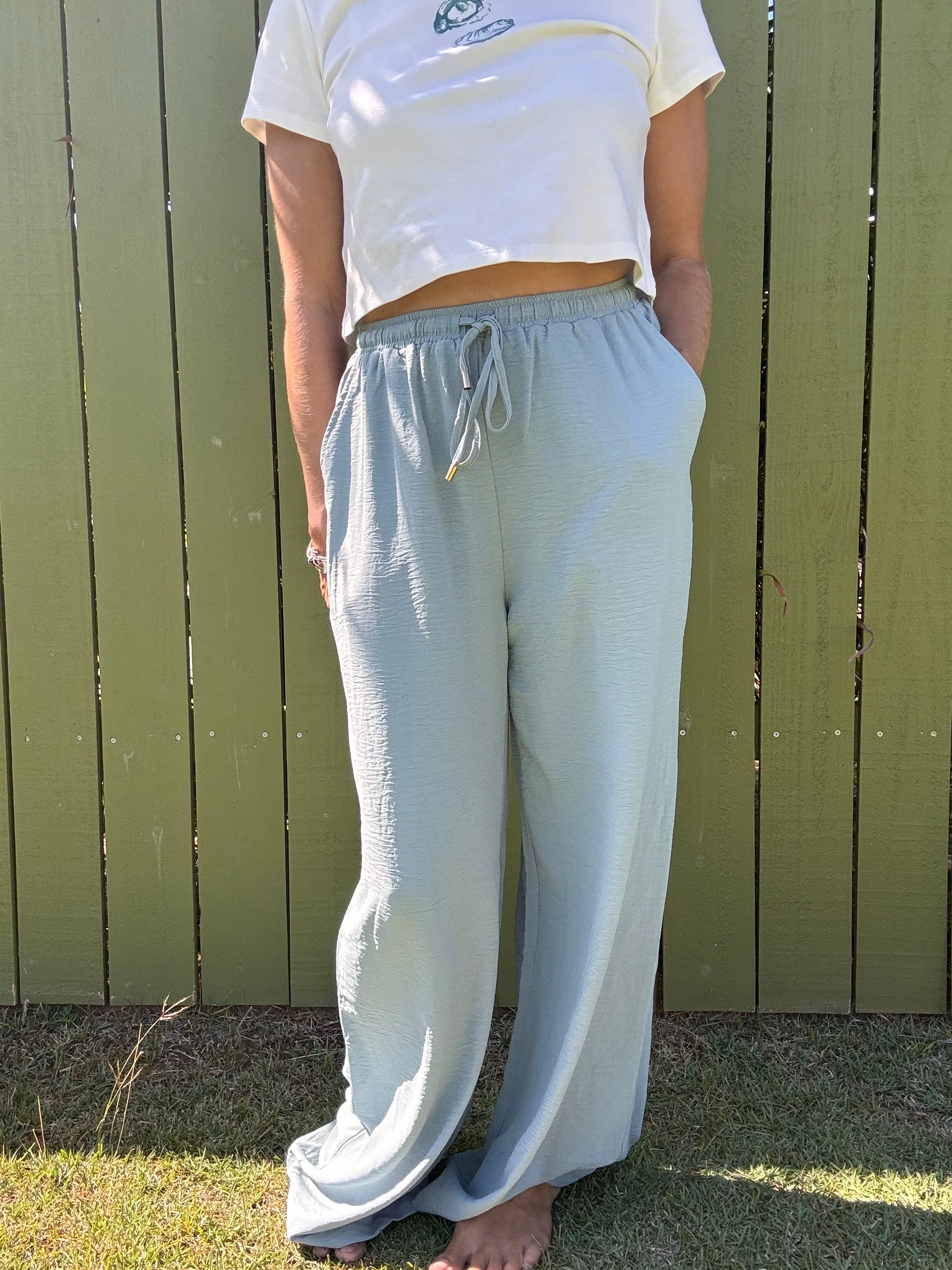 Airy Drawstring Pants
