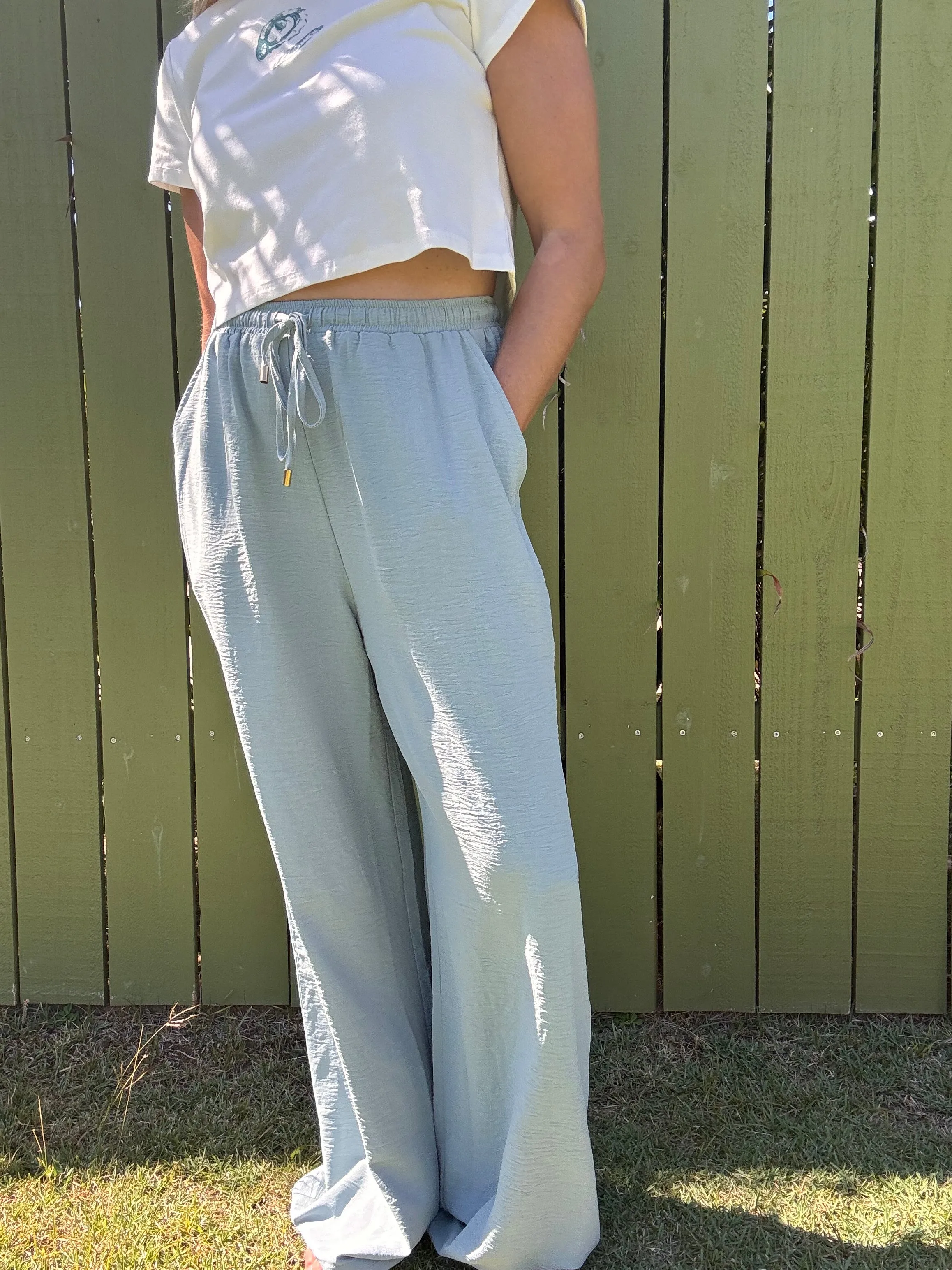 Airy Drawstring Pants