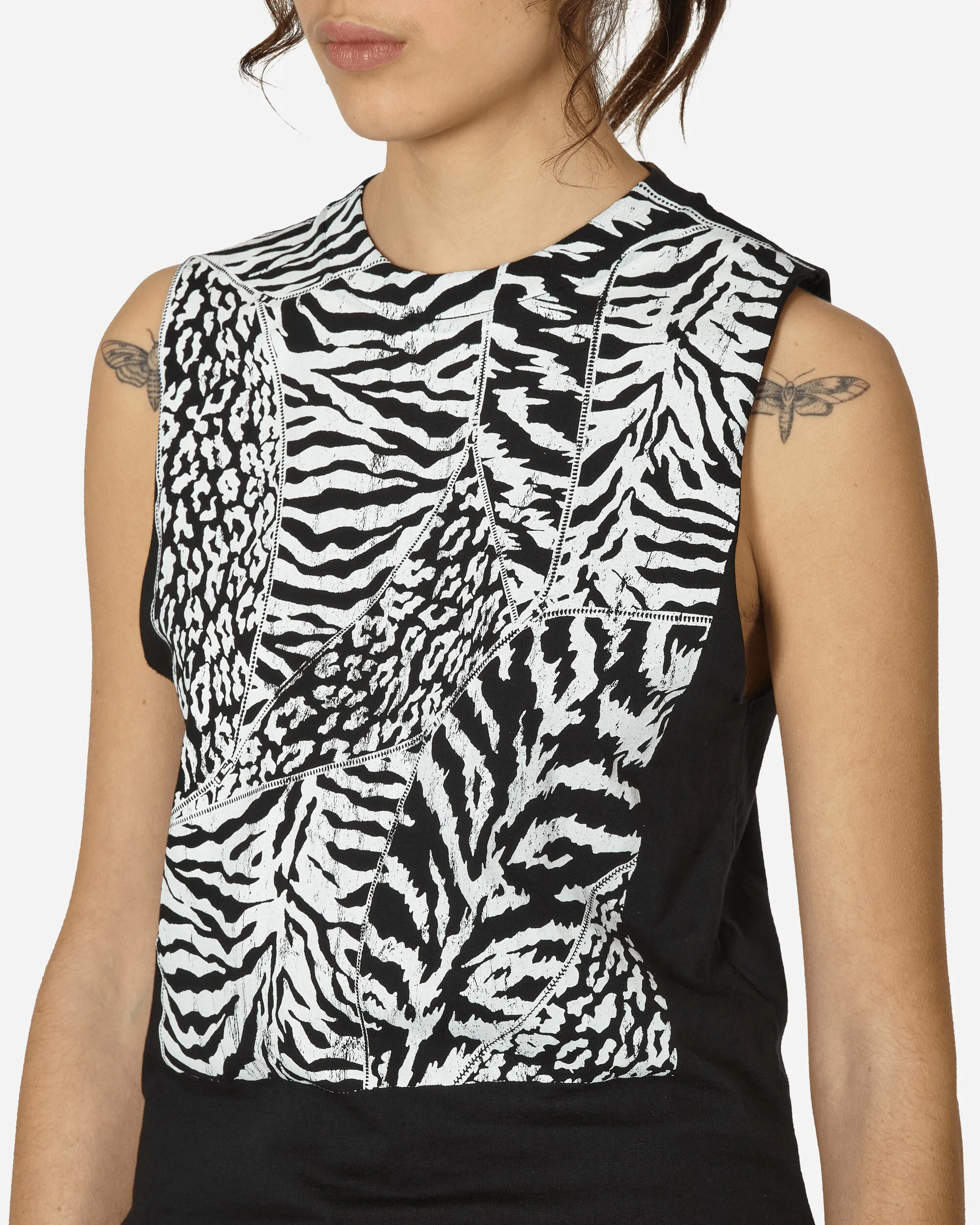 Animal Screen Vest Black