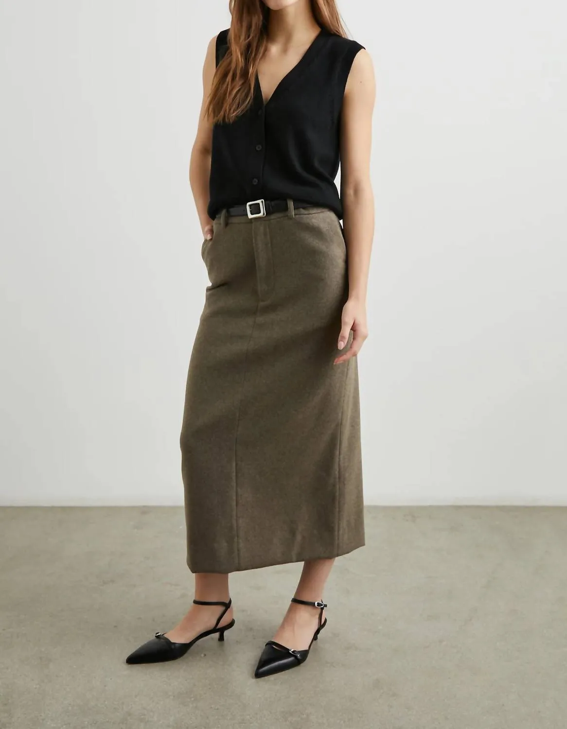 Annika Vest In Jet Black
