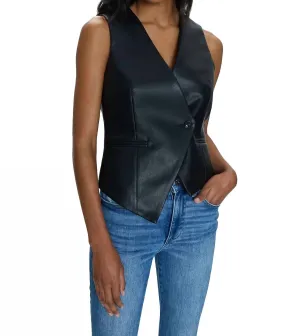 Arabella Vest In Slate Black