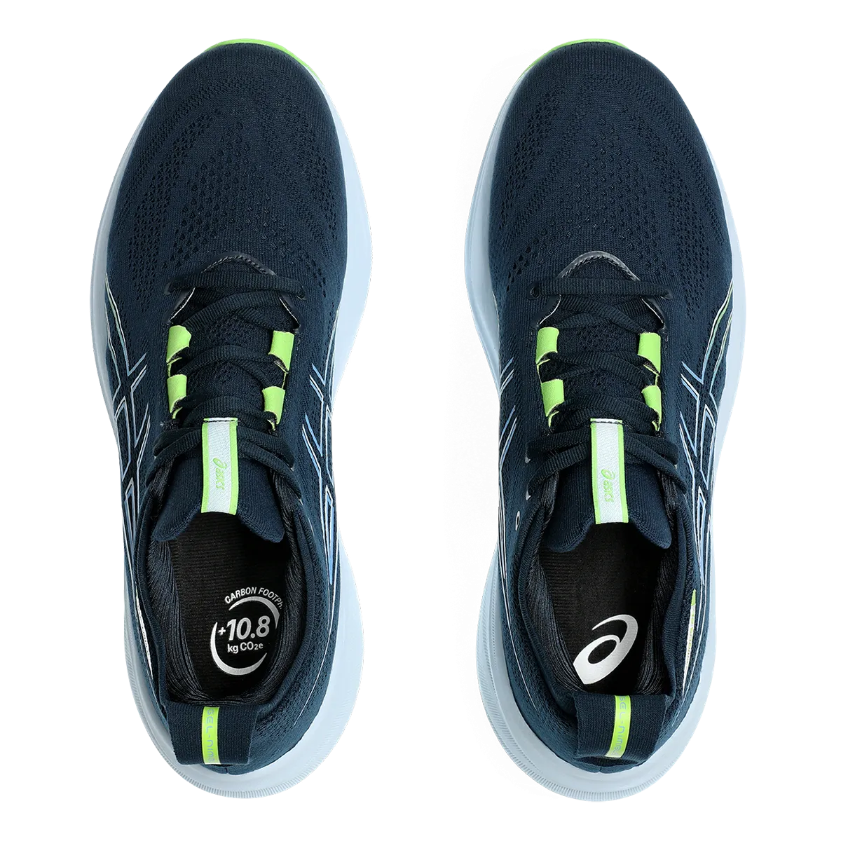 Asics Gel Nimbus 26 - French Blue - Electric Lime