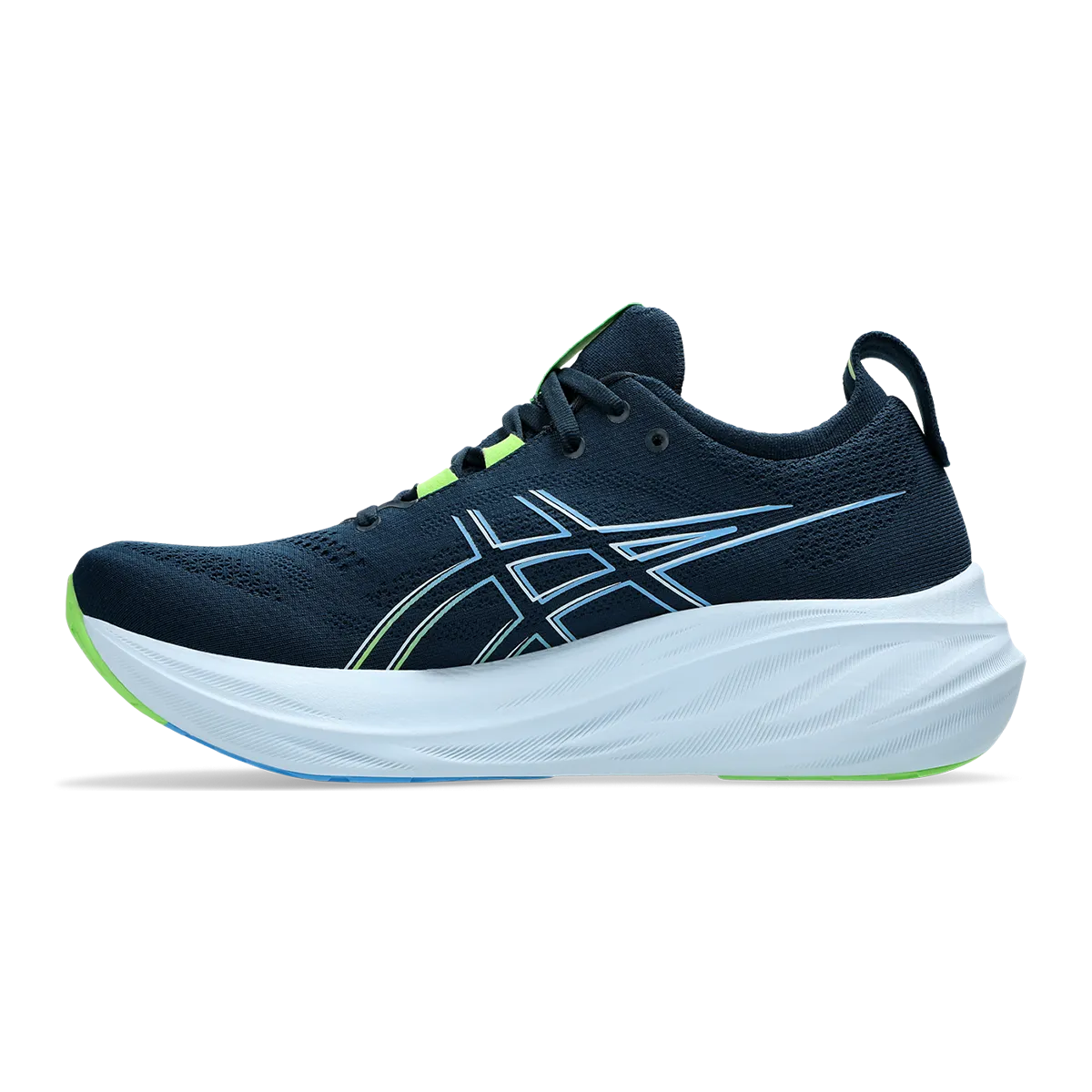Asics Gel Nimbus 26 - French Blue - Electric Lime