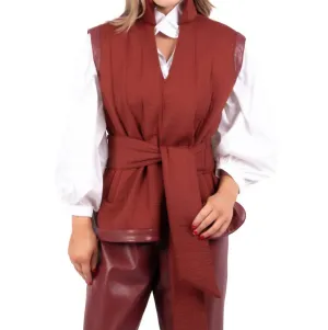 Aspen Vest In Fired Brick