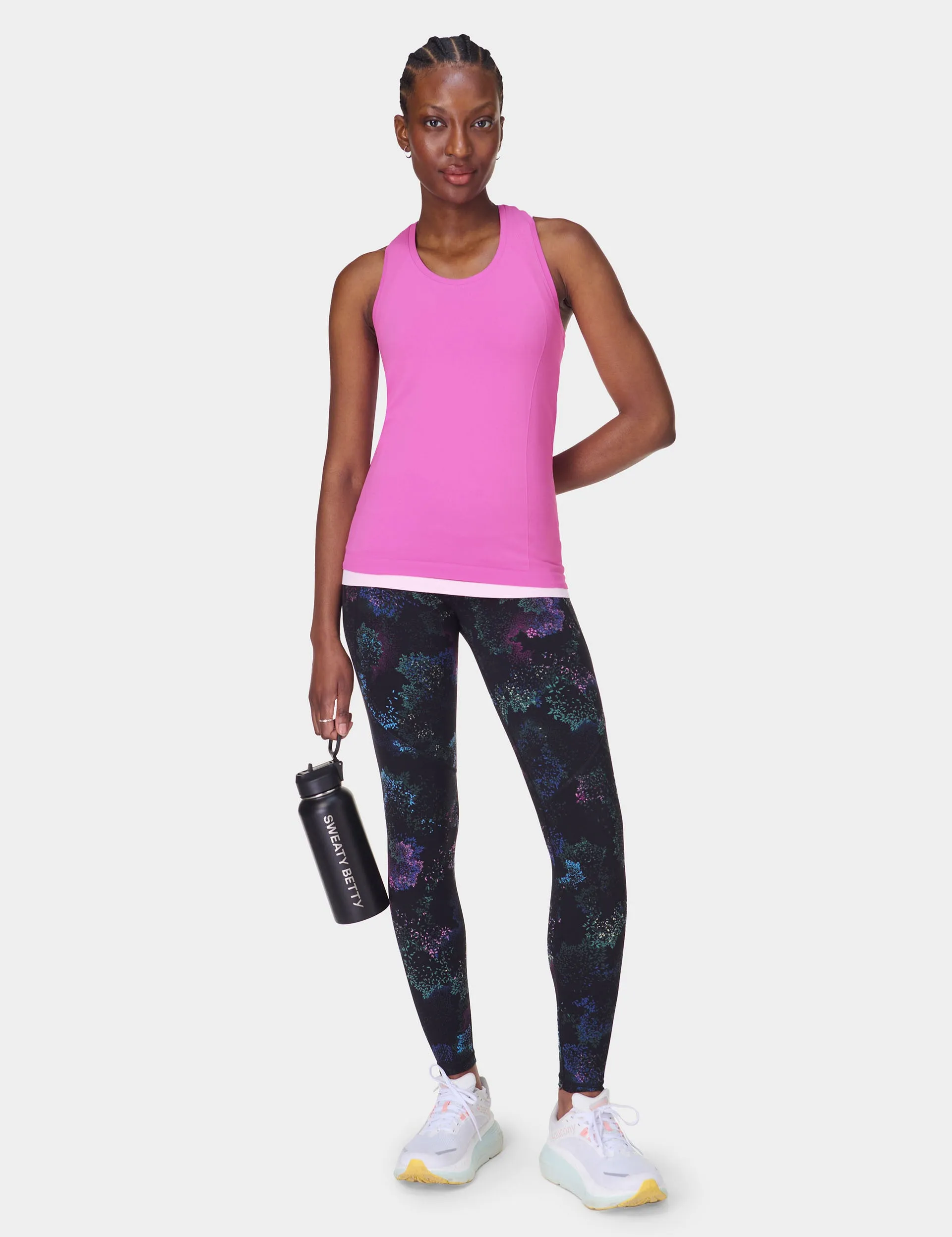 Athlete Seamless Gym Vest - Allium Pink