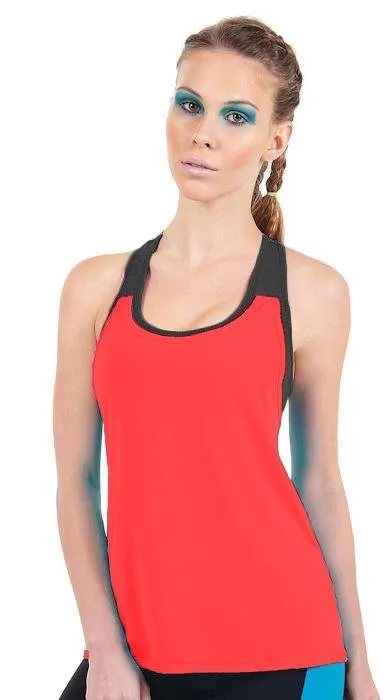 Bia Brazil Activewear Double Trouble Mesh Tank TT4308