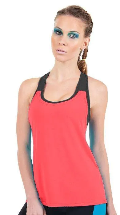 Bia Brazil Activewear Double Trouble Mesh Tank TT4308