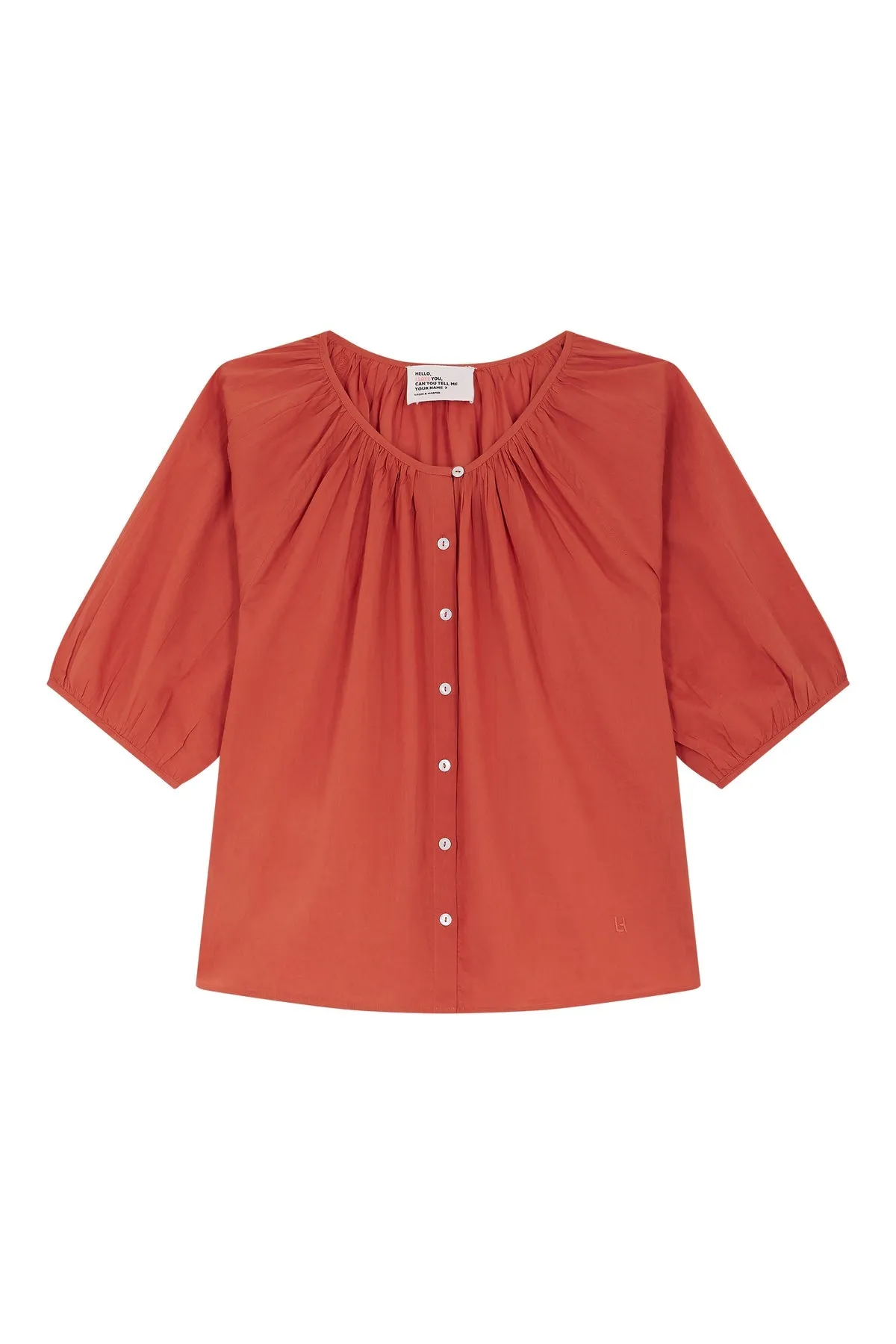 Blouse Cool Tc16 Cool Tc160 Pleat Terracotta