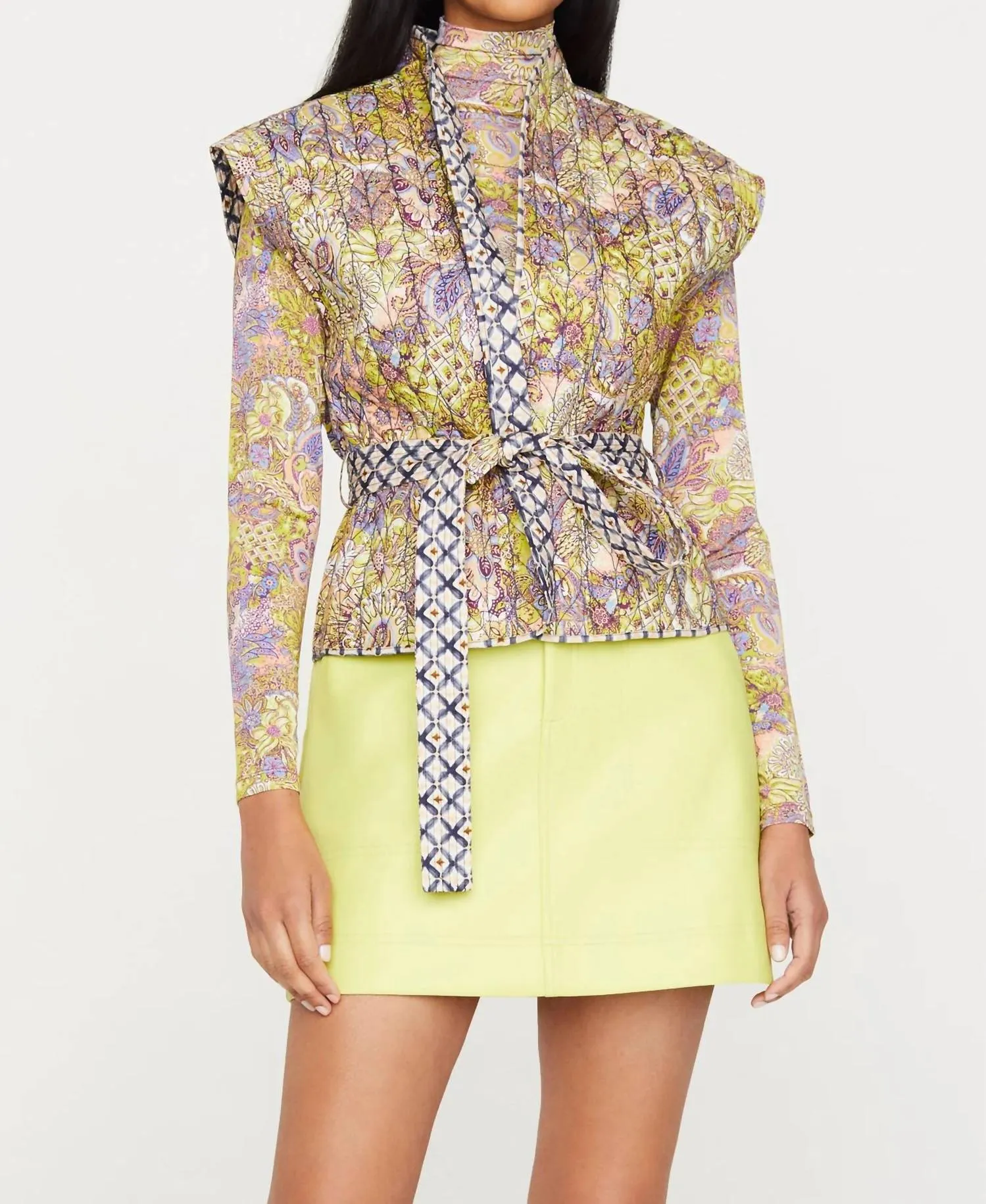 Bowie Reversible Vest In Meadow