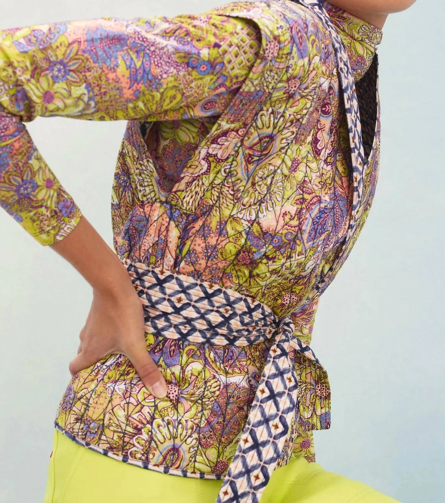 Bowie Reversible Vest In Meadow