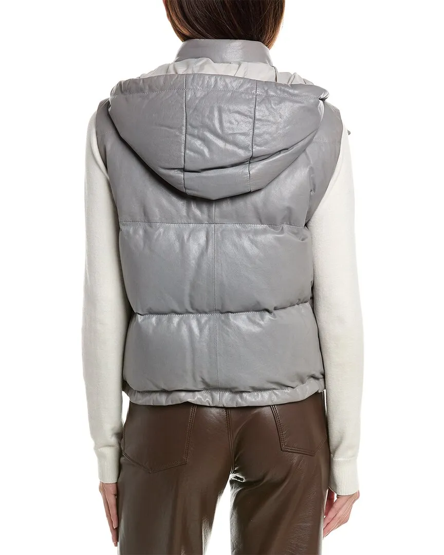 Brunello Cucinelli Leather Vest