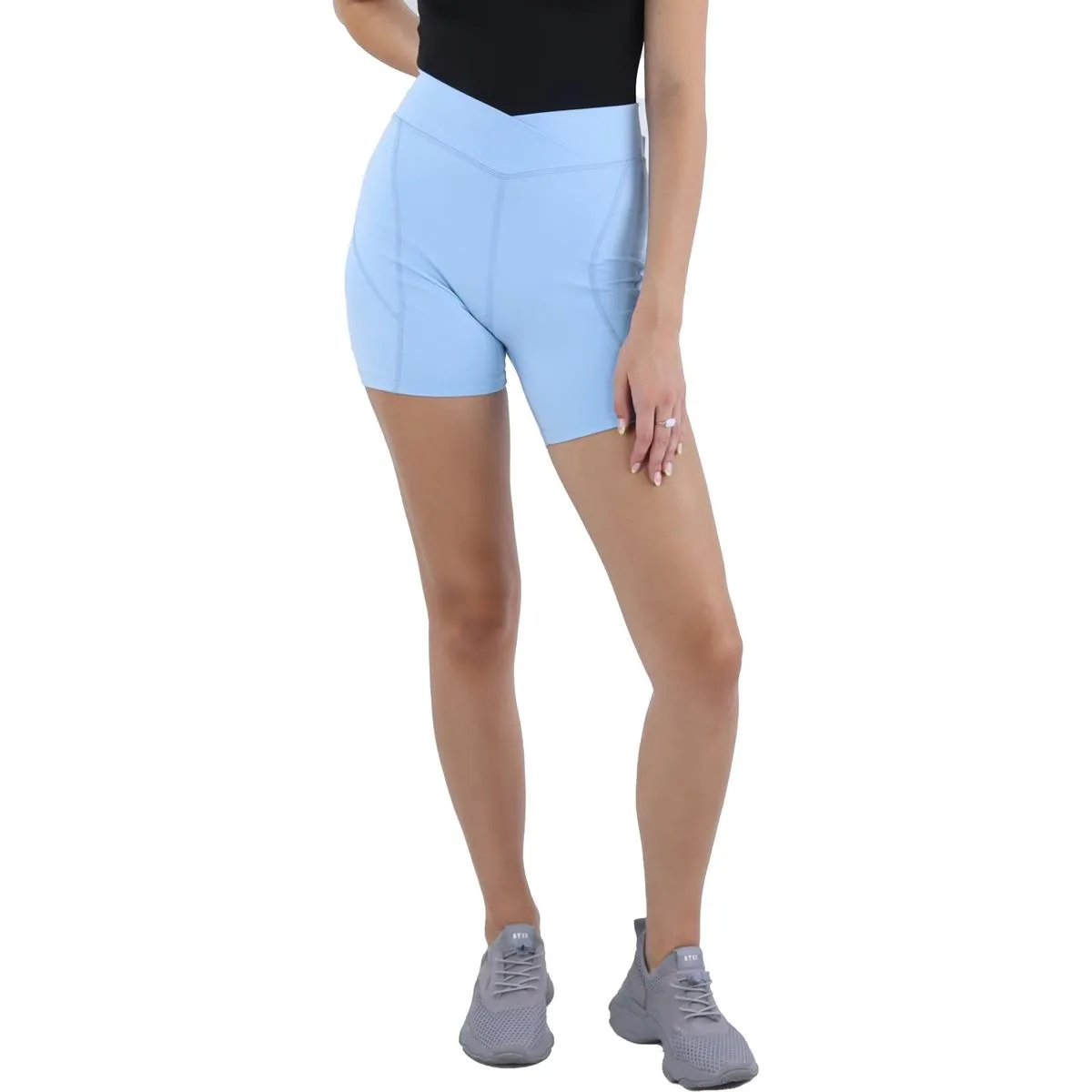 Carter Womens Mid Rise Fitness Bike Short