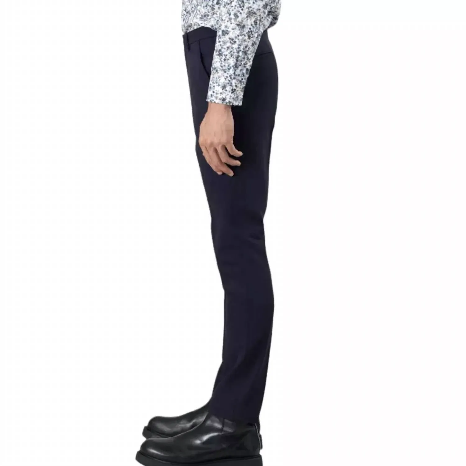 Chino Soft Twill Trousers In Navy