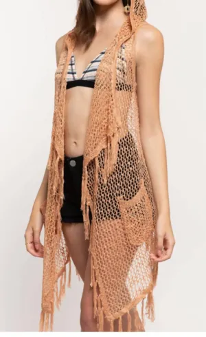 Clint Vest In Peach