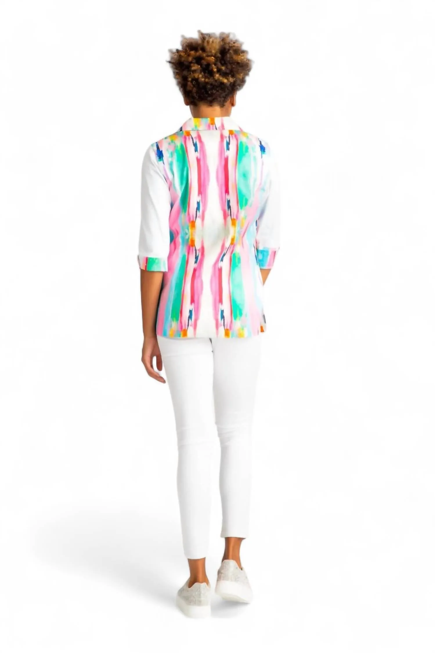 Colorful Vertical Vest In Multi