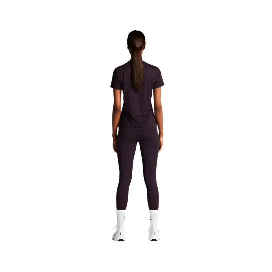 Craft Women's ADV Essence Short Sleeved Tee 2 in Dark Plum SS25
