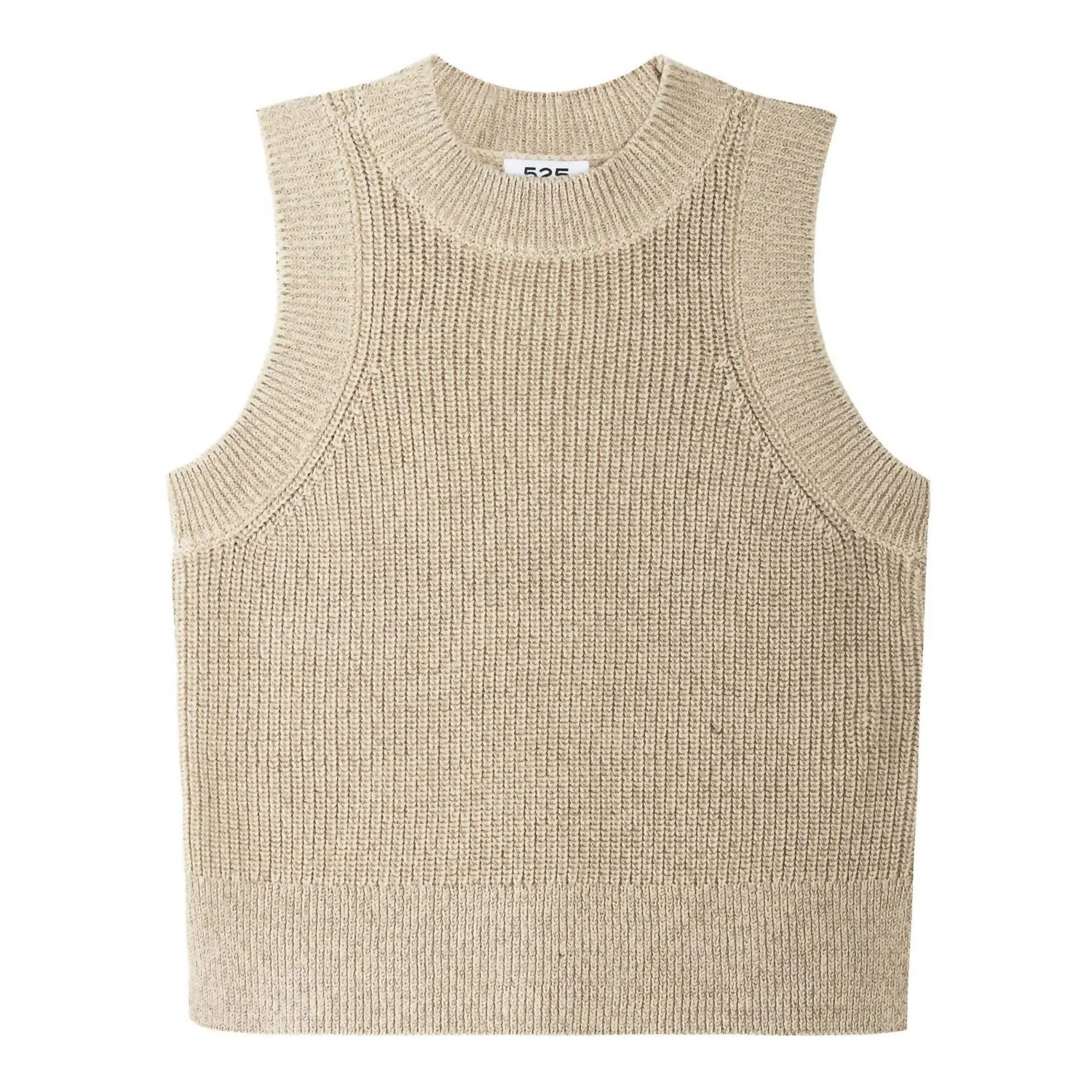 Demi Vest In Oat
