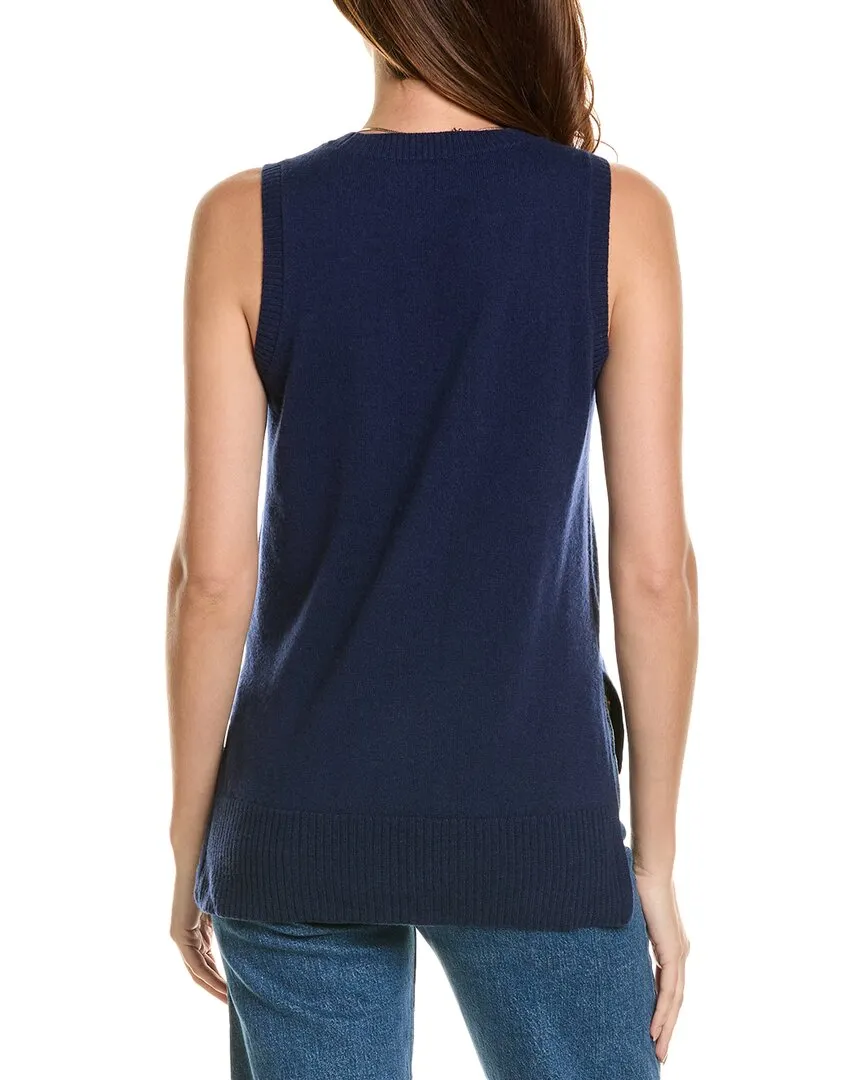 Design History High-Low Cashmere Vest