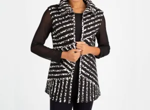Devine Snow Leopard Vest In Multi