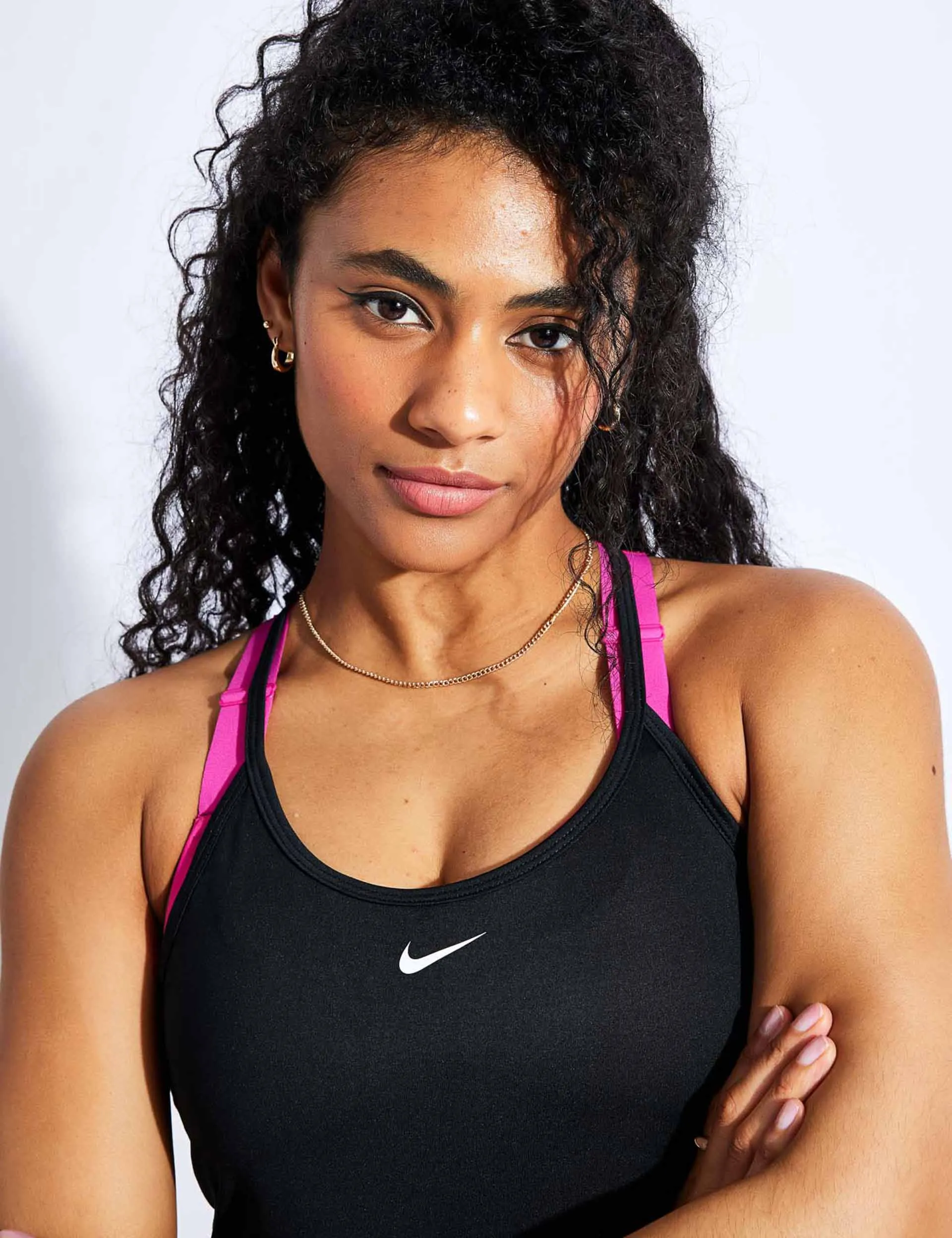 Dri-FIT One Elastika Tank - Black/White