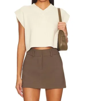 Easy Street Vest In Cream