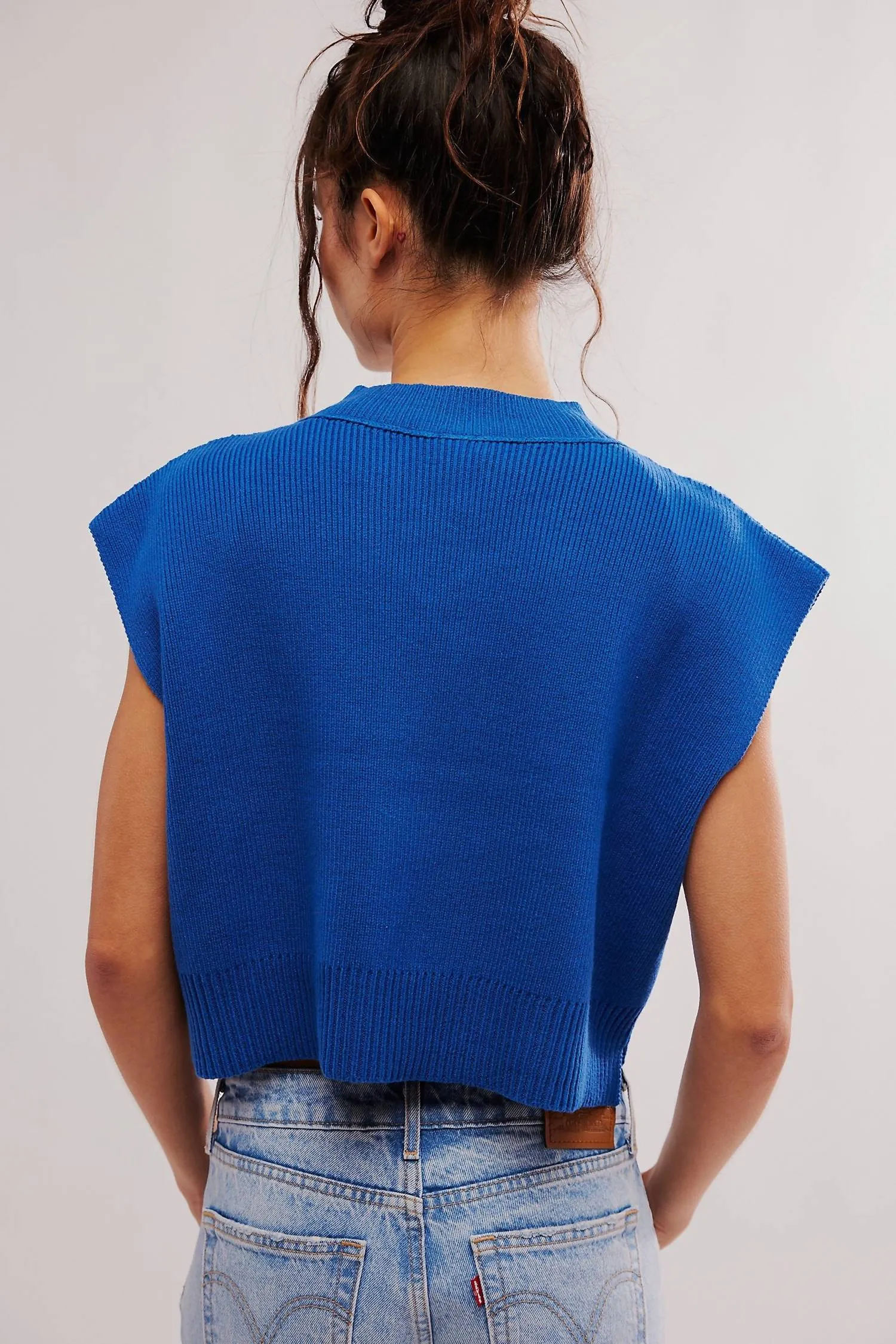 Easy Street Vest In Deja Blue