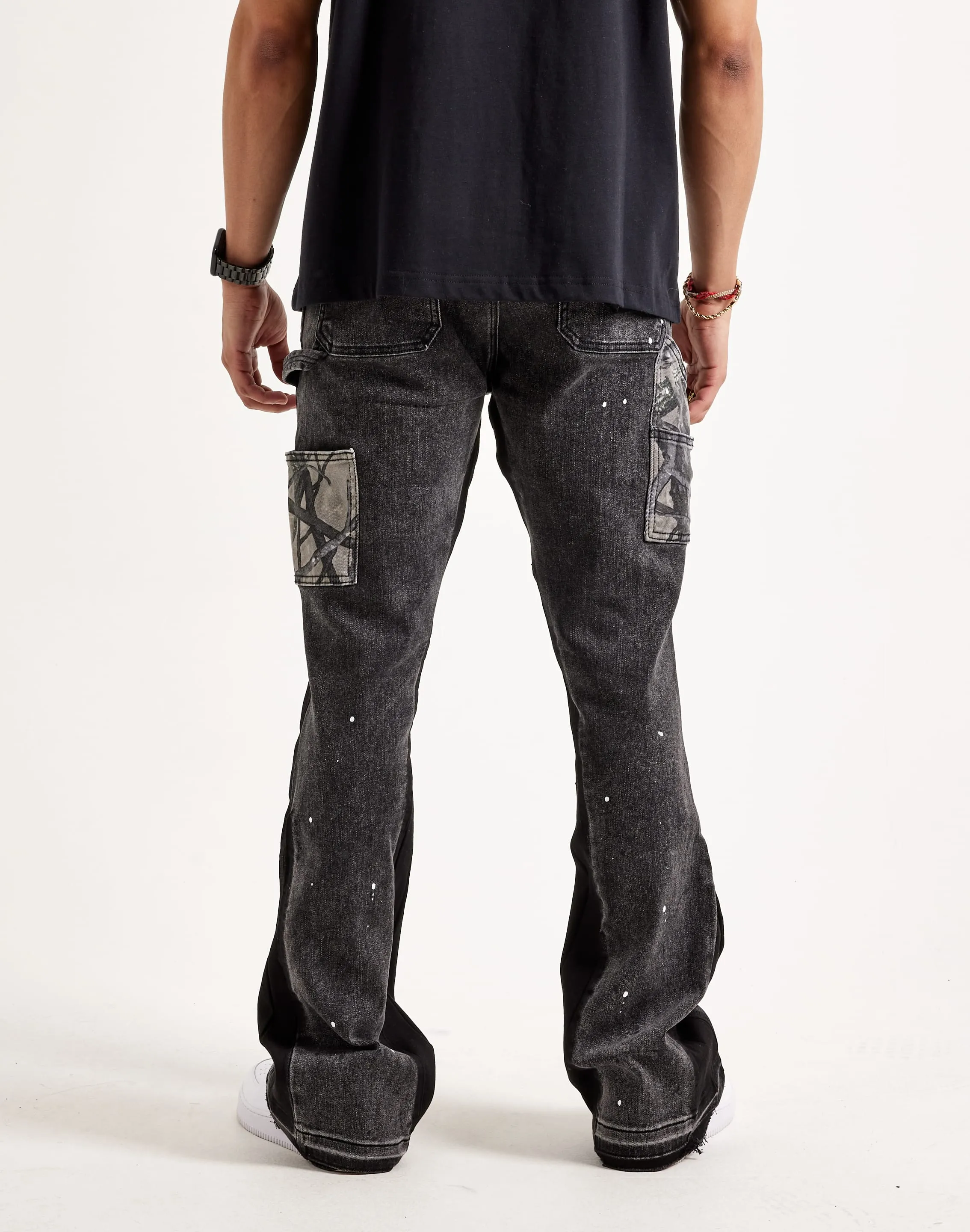 EPTM Camo Pocket Flared Pants