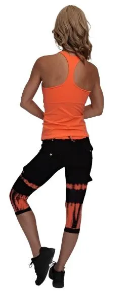 Equilibrium Activewear Tie Dyed Capri C344