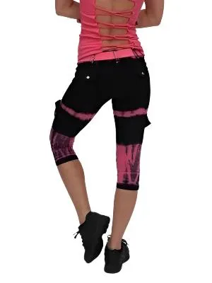 Equilibrium Activewear Tie Dyed Capri C344
