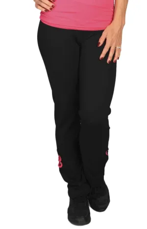 Equilibrium Roll Down Daisy BootCut Pant LP298 Pink