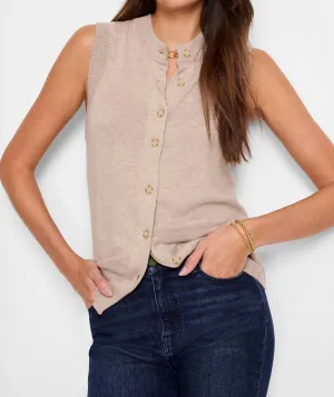 Essential Sweater Vest In Malt