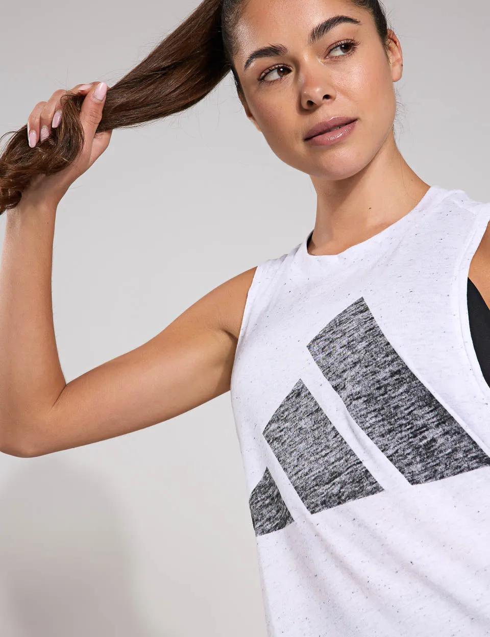Essentials Winners Tank Top - White/Black