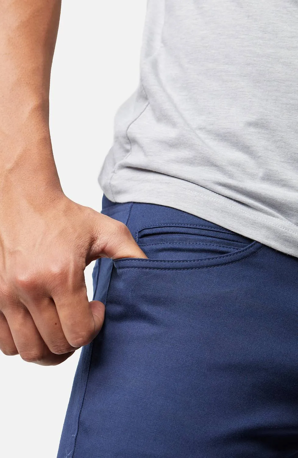 Everyday Twill Five Pocket Pants In Navy