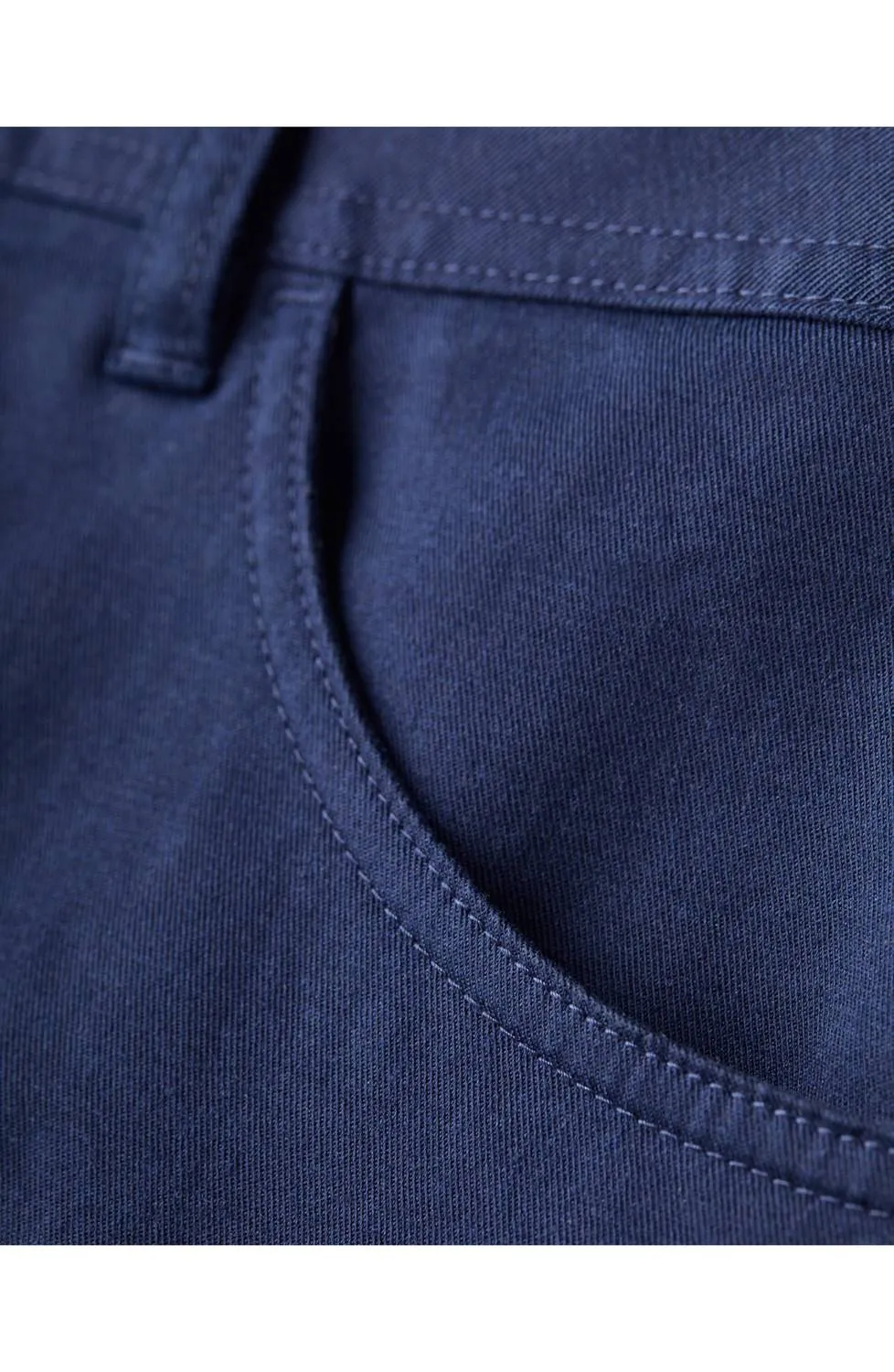 Everyday Twill Five Pocket Pants In Navy