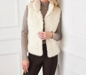 Faux Vest In Cream