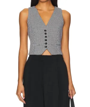 Favorite Vest In Black/white