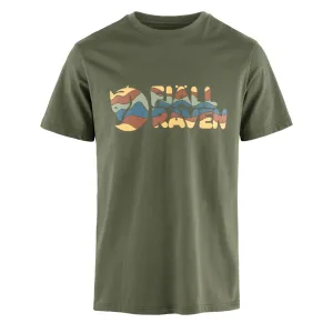 Fjallraven Multicolor Logo T-shirt Laurel Green
