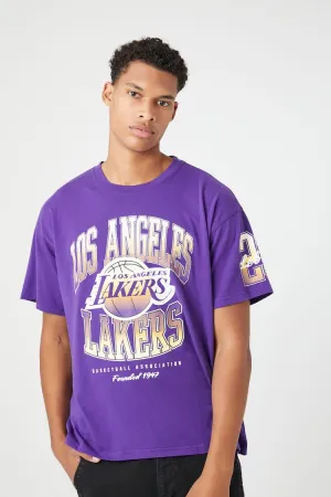 Forever 21 Men's Los Angeles Lakers Graphic T-Shirt Purple/Multi Forever 21